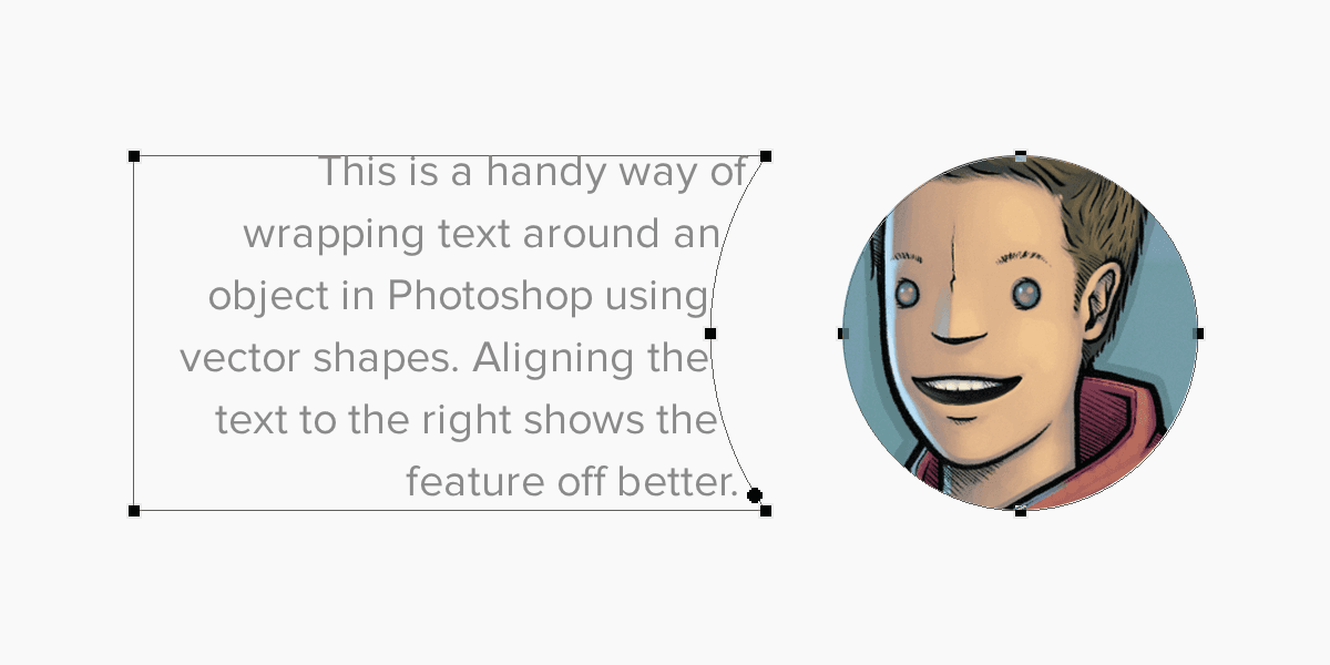 Text wrapping around an image